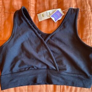 Kindred Bravely Bra Sublime Bamboo Maternity Nursing plunge Small S